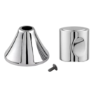 Kit 2 Acabamento Registro Docol C42 Metal Gaveta Pressão