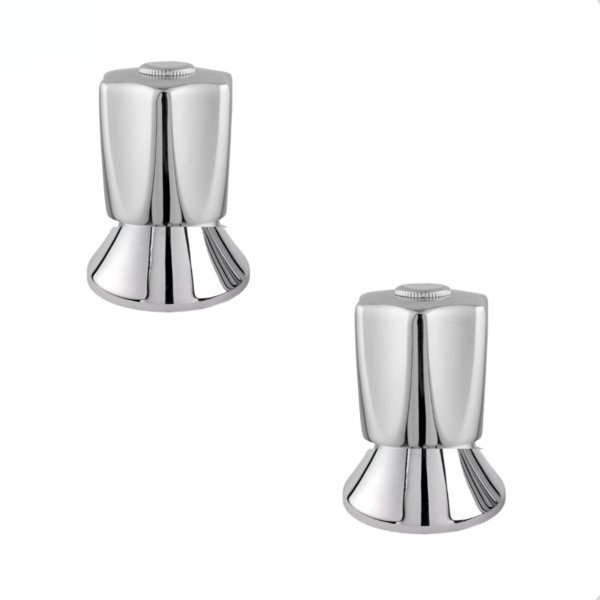 Kit 2 Acabamento Registro Docol C50 Metal Gaveta Pressão