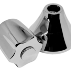 Kit 2 Acabamento Registro Docol C50 Metal Gaveta Pressão