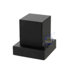 Kit 2 Acabamento Registro Quadrado 1/2 3/4 Padrão Deca Preto