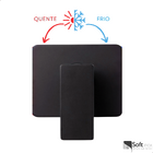 Kit 2 Acabamentos P/registro Monocomando Padrão Docol Preto