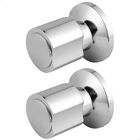 Kit 2 Acabamentos Para Registro C40 Abs Cromado Padrão Deca