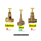 Kit 2 Acabamentos Registro Quadrado 1/2 3/4 Metal Rose Gold