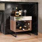 Kit 2 Adegas Industrial Com Espelho Ariel Demolição - Pallazio