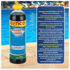 Kit 2 Algicida Choque Piscina Agua Verde Elimina Algas Genco