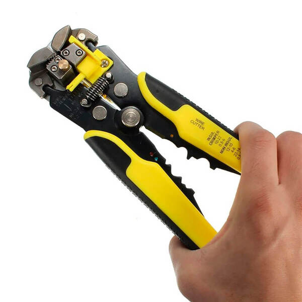 Kit 2 Alicate Crimpar Descascador + 1200 Terminais Ilhós tubu