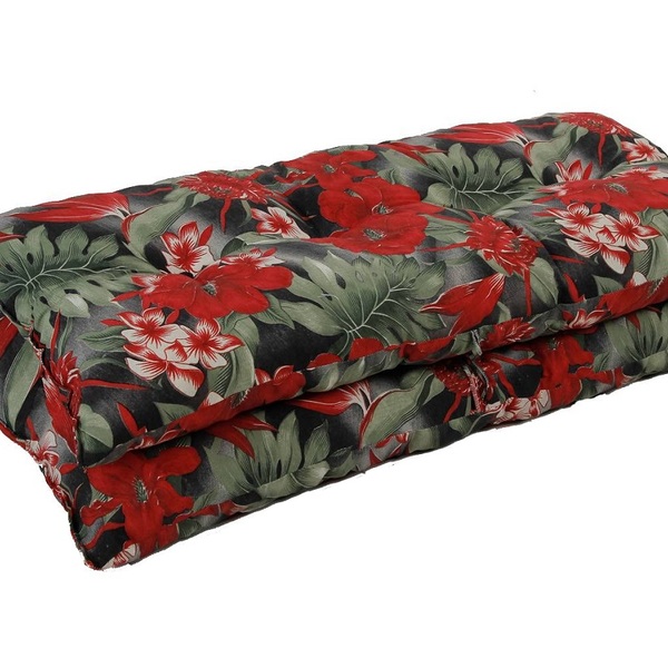 Kit 2 Almofada Impermeável Para Cadeira Sofa De Bambu - 40