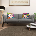 Kit 2 Almofadas Cheias 40cm Cinema Artistas Estampadas