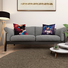 Kit 2 Almofadas Cheias 40cm Estampa Cachorro Pet Com Zíper