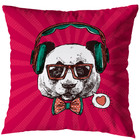 Kit 2 Almofadas Cheias Coloridas Animais 40cm Estampadas