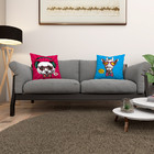 Kit 2 Almofadas Cheias Coloridas Animais 40cm Estampadas