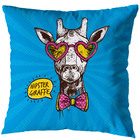 Kit 2 Almofadas Cheias Quarto Infantil 40cm Estampada Zíper