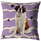 Kit 2 Almofadas Cheias Quarto Pet São Bernardo 40cm Lilás