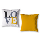 Kit 2 Almofadas Cheias Sala Quarto Love 40cm Decoração