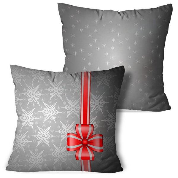 Kit 2 Almofadas De Natal Laços Natalinos