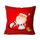 Kit 2 Almofadas De Natal Papai Noel Na Praia