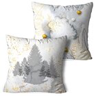 Kit 2 Almofadas De Natal Pinheiro Premium