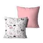 Kit 2 Almofadas Decorativa Cute