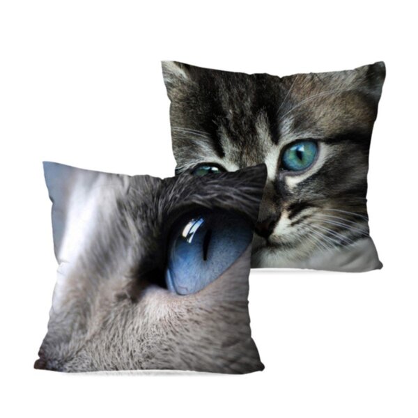 Kit 2 Almofadas Decorativa Gato