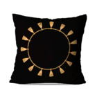 Kit 2 Almofadas Decorativas Cordas Preto