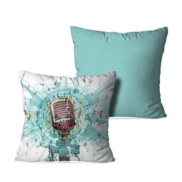 Kit 2 Almofadas Decorativas Microfone Retro