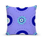 Kit 2 Almofadas Decorativas Para Sofá 40x40 Olho Grego Branco