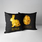 Kit 2 Almofadas Feliz Páscoa Gold