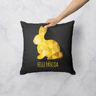 Kit 2 Almofadas Feliz Páscoa Gold