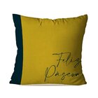 Kit 2 Almofadas Feliz Páscoa Gold