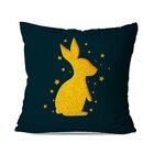 Kit 2 Almofadas Feliz Páscoa Gold