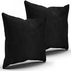 Kit 2 Almofadas Preta 43x43cm Cada