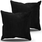 Kit 2 Almofadas Preta 43x43cm Cada