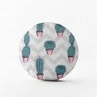 Kit 2 Almofadas Redondas Cactos Único