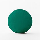 Kit 2 Almofadas Redondas Lisa Verde Único