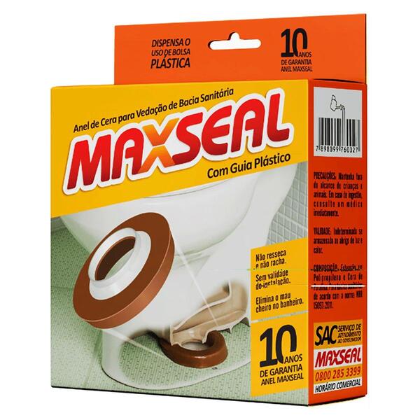 Kit 2 Anel Vedação Tipo Cera Para Vaso Sanitário C/ Guia