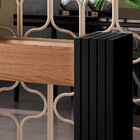 Kit 2 Aparadores Decorativos Para Sala De Estar Lord B01 Natu