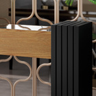 Kit 2 Aparadores Decorativos Sala De Estar Espelhado Lord B01