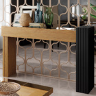 Kit 2 Aparadores Decorativos Sala De Estar Espelhado Lord B01