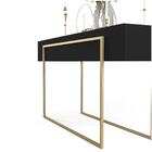 Kit 2 Aparadores Para Sala Estar Espelhado D04 Sirius Preto