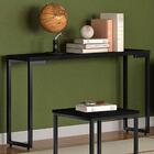 Kit 2 Aparadores Porto Pés Metálicos Preto Fit Mobel