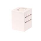 Kit 2 Aran.policarbonato 4 Aletas 2 Fachos Abertos G9 Branca