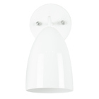 Kit 2 Arandela Aluminio Cone Sadan Branco 23x25cm