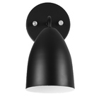 Kit 2 Arandela Aluminio Cone Sadan Preto 23x25cm