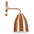 Kit 2 Arandela Aluminio Vegas New Cobre Sala Quarto Corredor