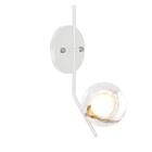 Kit 2 Arandela Aro Angular Jabuticaba Branco Harmony