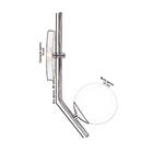 Kit 2 Arandela Aro Angular Jabuticaba Branco Orby