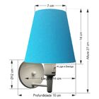 Kit/2 Arandela Cone Md-2013 Branco C/ Inter Liga E Desl Cúpul