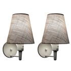 Kit/2 Arandela Cone Md-2013 Branco C/ Inter Liga E Desl Cúpul