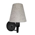 Kit/2 Arandela Cone Md-2013 Preto C/ Inter Liga E Desl Cúpula