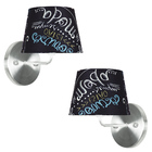 Kit 2 Arandela De Cupula Tradicional Giz